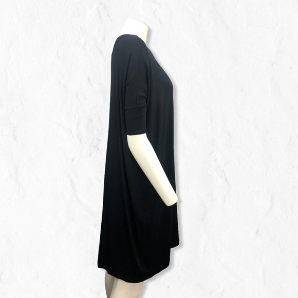 NWT Black ASOS Loose Fit Shift Dress Sz 2 Tall - Picture 4 of 12